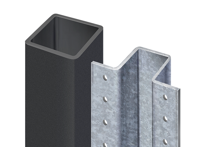 Wood fence postmaster post color options