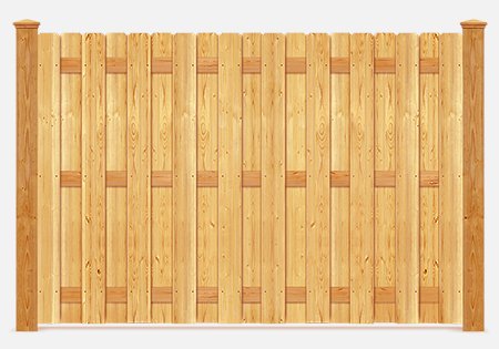 Elk Grove Village IL Shadowbox style wood fence
