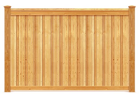 Elmhurst IL cap and trim style wood fence